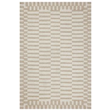 Chris Loves Julia x Loloi Bradley 7"9" x 9"9" Ivory and Beige Area Rug, , large
