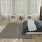 Nourison Courtyard Black and White 6" x 9" Indoor/Outdoor Area Rug, , large