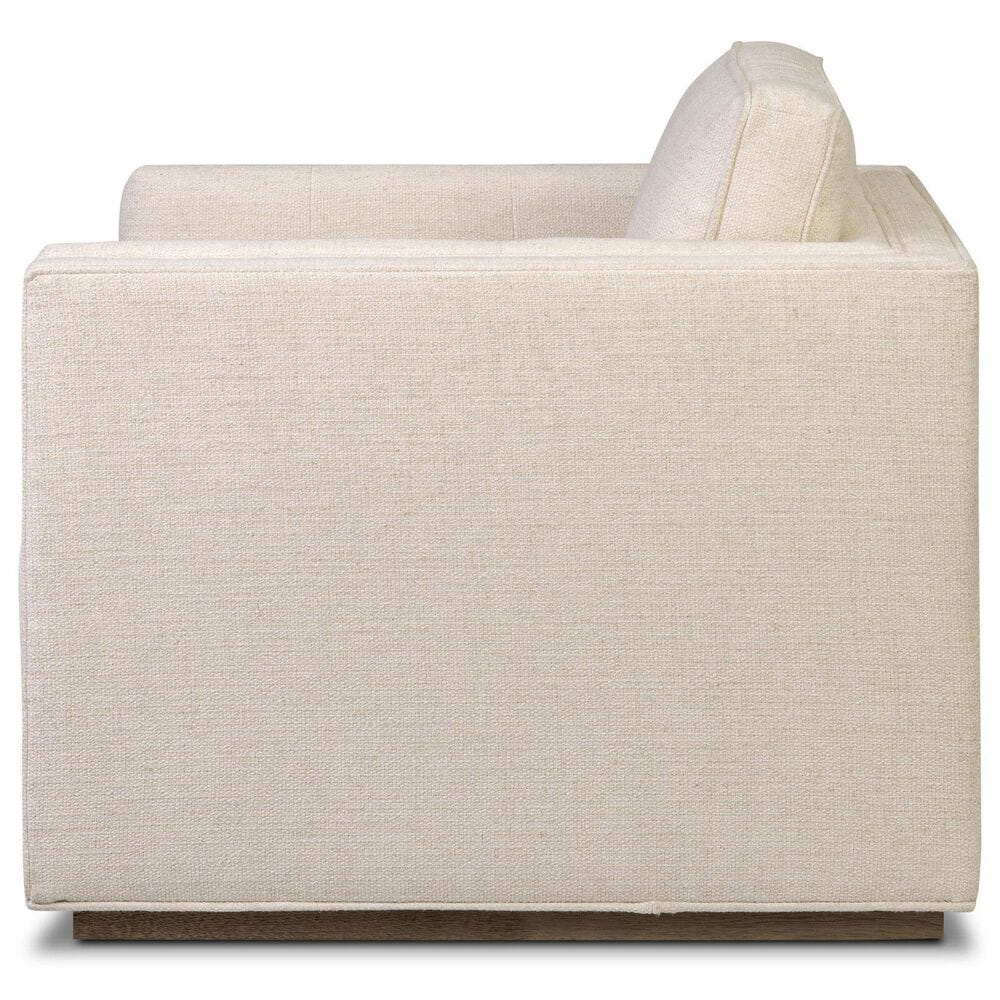 Four Hands Kiera Swivel Chair in Thames Cream, , large