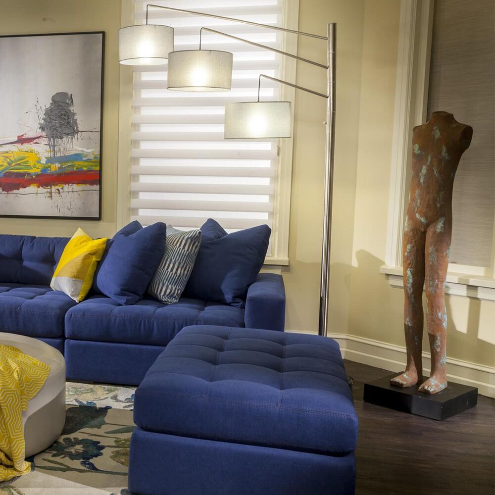 Adesso Wellington 3 Light Arc Lamp In Satin Steel Nebraska Furniture Mart Adesso Wellington 3 Light Arc Lamp In, Adesso Wellington Arc Floor Lamp