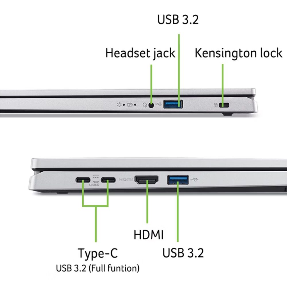 Acer Aspire Go 15 15.6&quot; Laptop | Intel Core i7-13620H - 16GB RAM - Intel UHD Graphics - 1TB SSD in Silver, , large