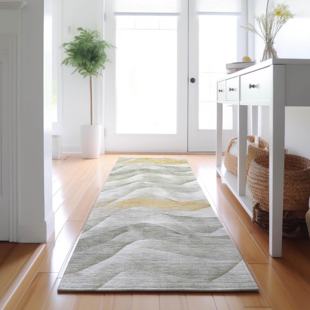 Dalyn Rug Company Pacifica PA3 2&#39;3&quot; x 7&#39;6&quot; Silver Runner, , large