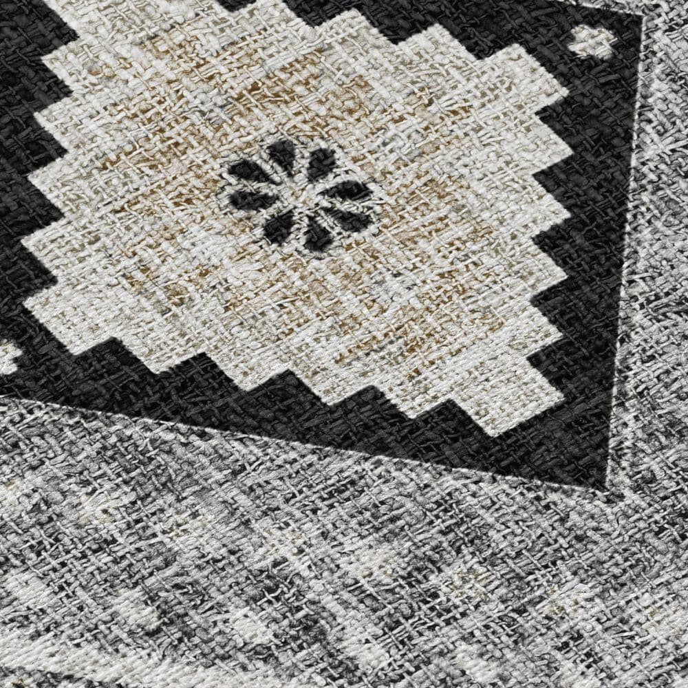 Dalyn Rug Company Portico PO5 Black 8&#39; x 10&#39; Area Rug, , large