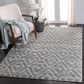 Safavieh Martha Stewart Lucia Shag MSR0782H 4" x 6" Dark Grey and Light Grey Area Rug, , large
