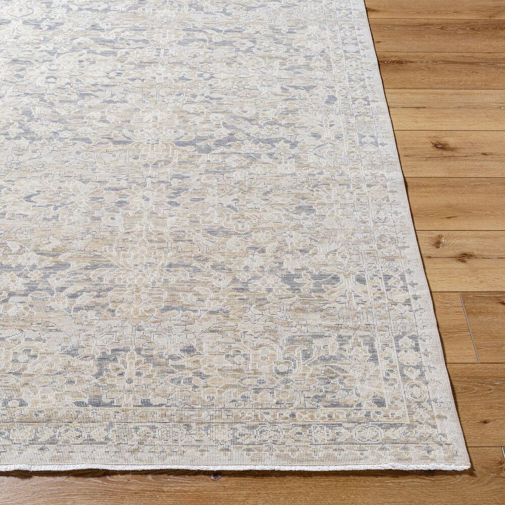Surya Once Upon a Time Gray, Light Brown, Ivory, Tan and Light Gray 2&#39;11&quot; x 9&#39;10&quot; Runner, , large