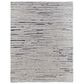 Feizy Broadfield 3"6" x 5"6" Ivory and Charcoal Area Rug, , large