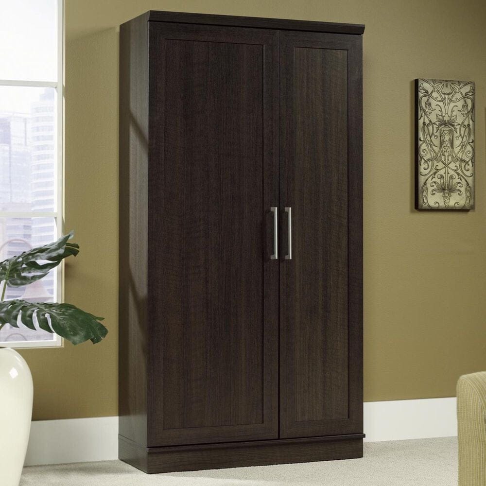 Sauder HomePlus Large Storage Cabinet with Door in Dakota Oak