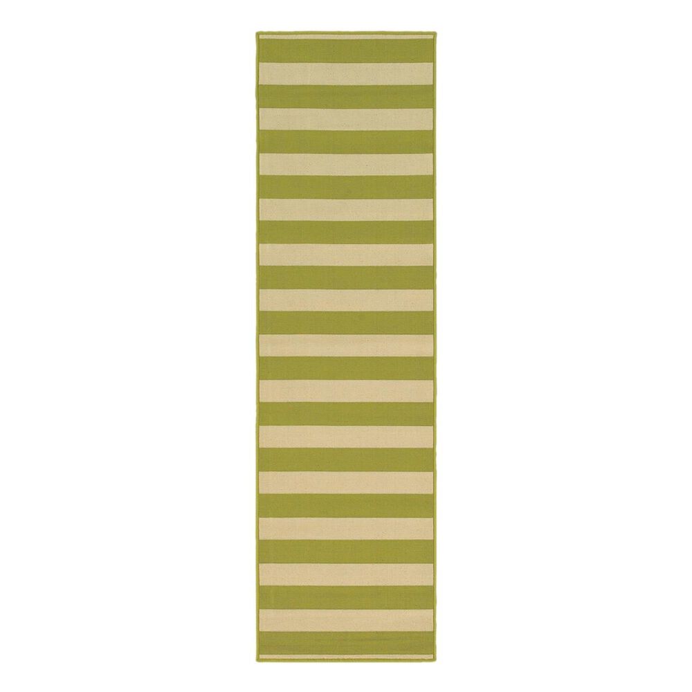 Oriental Weavers Riviera 4768E 2"3" x 7"6" Green Runner, , large