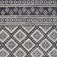 Safavieh Micro-Loop 5" x 8" Black and Gray Area Rug, , large