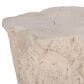 TimberHaus Log Patio Side Table in Roman Stone, , large
