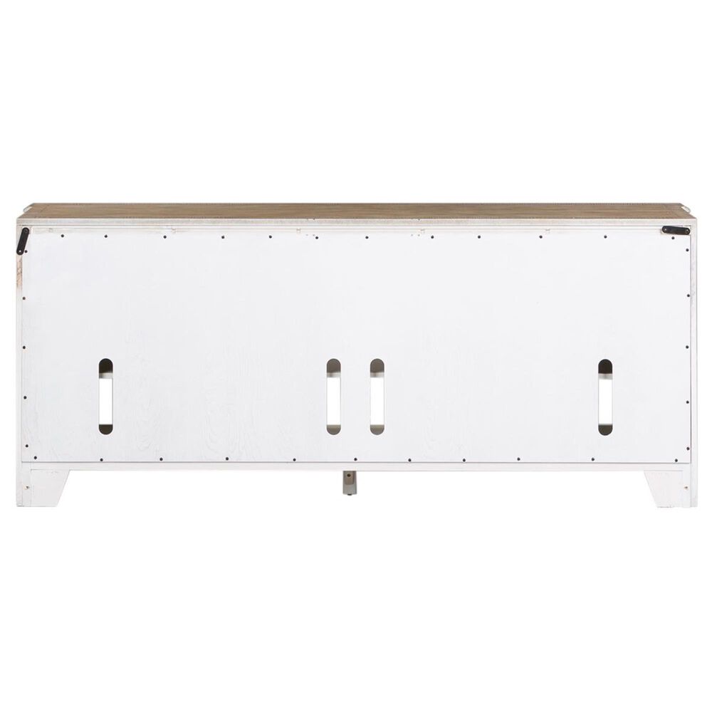 Liberty Magnolia Manor Entertainment Center in White with Antique Finish, , large