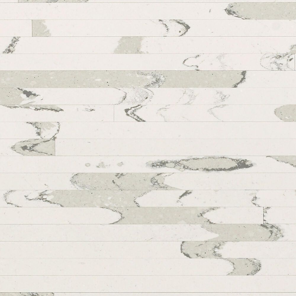 Cambria Luxury Brittanicca Block 3cm Quartz Countertop in White and Gray, , large