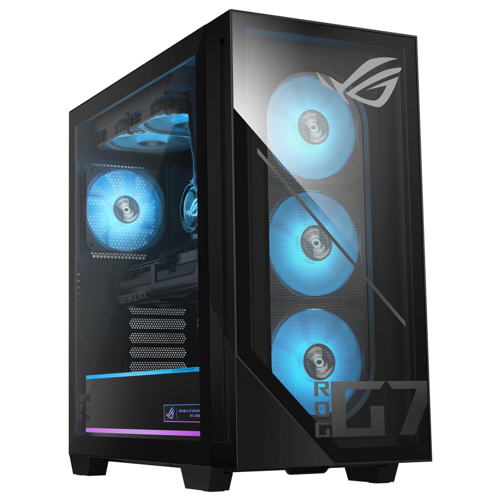 ASUS G700 (2025) Gaming Desktop | AMD Ryzen 7 9800X3D - 32GB RAM - NVIDIA GeForce RTX 5080 PRIME Graphics - 2TB SSD in Black, , large