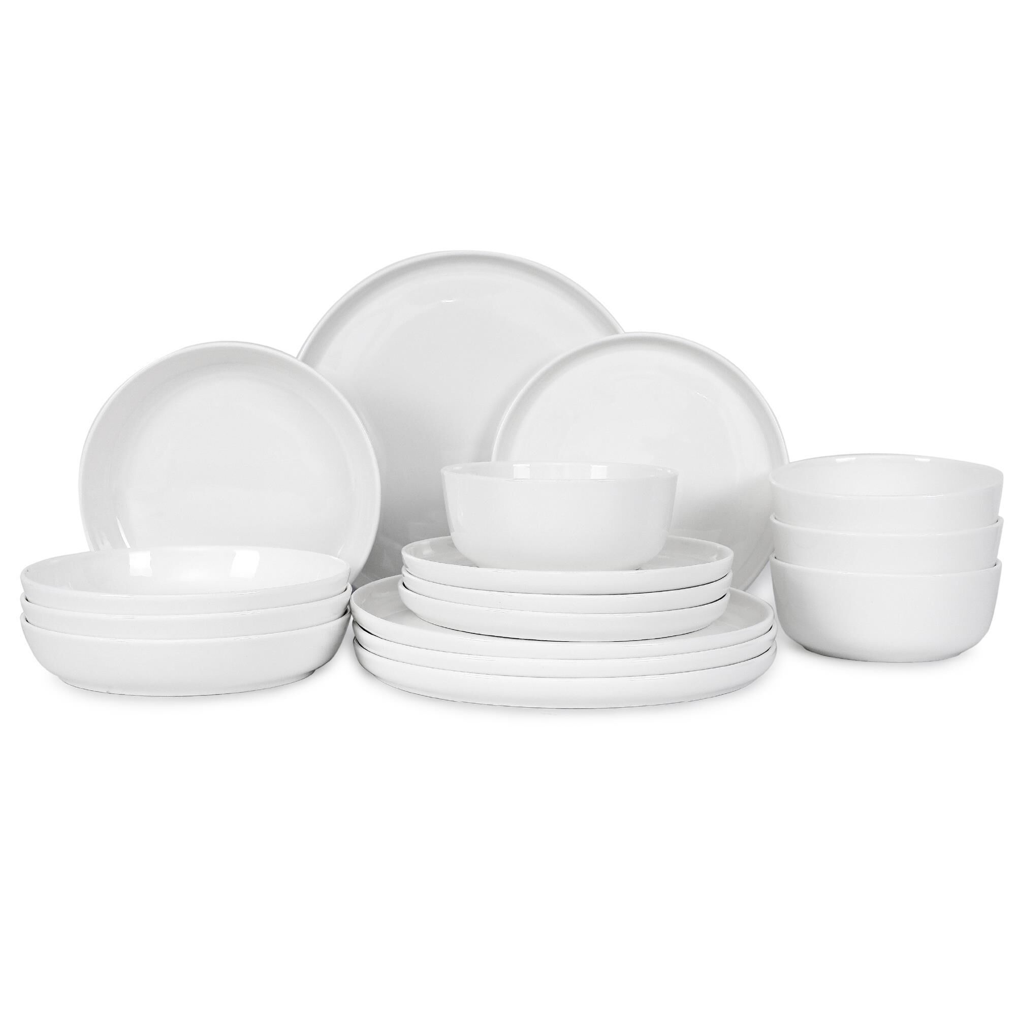 White hot sale coupe dinnerware