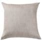 Ann Gish Chino 22" x 22" Square Throw Pillow in Platinum, , large