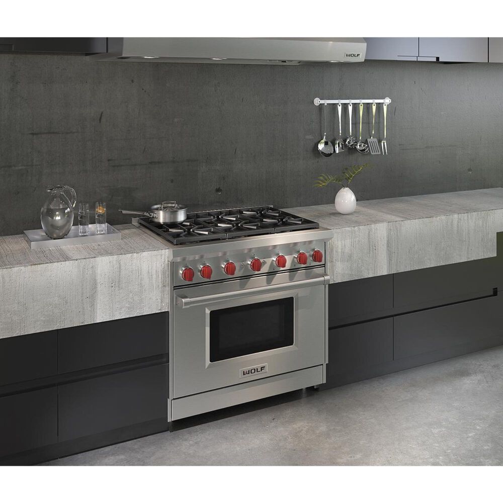 Wolf 6 Burner All Gas Range Liquid Propane, , large