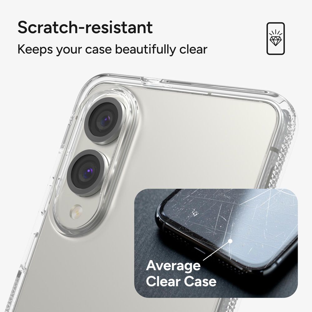 Zagg Crystal Palace Case for Samsung Galaxy S25 Edge in Clear, , large
