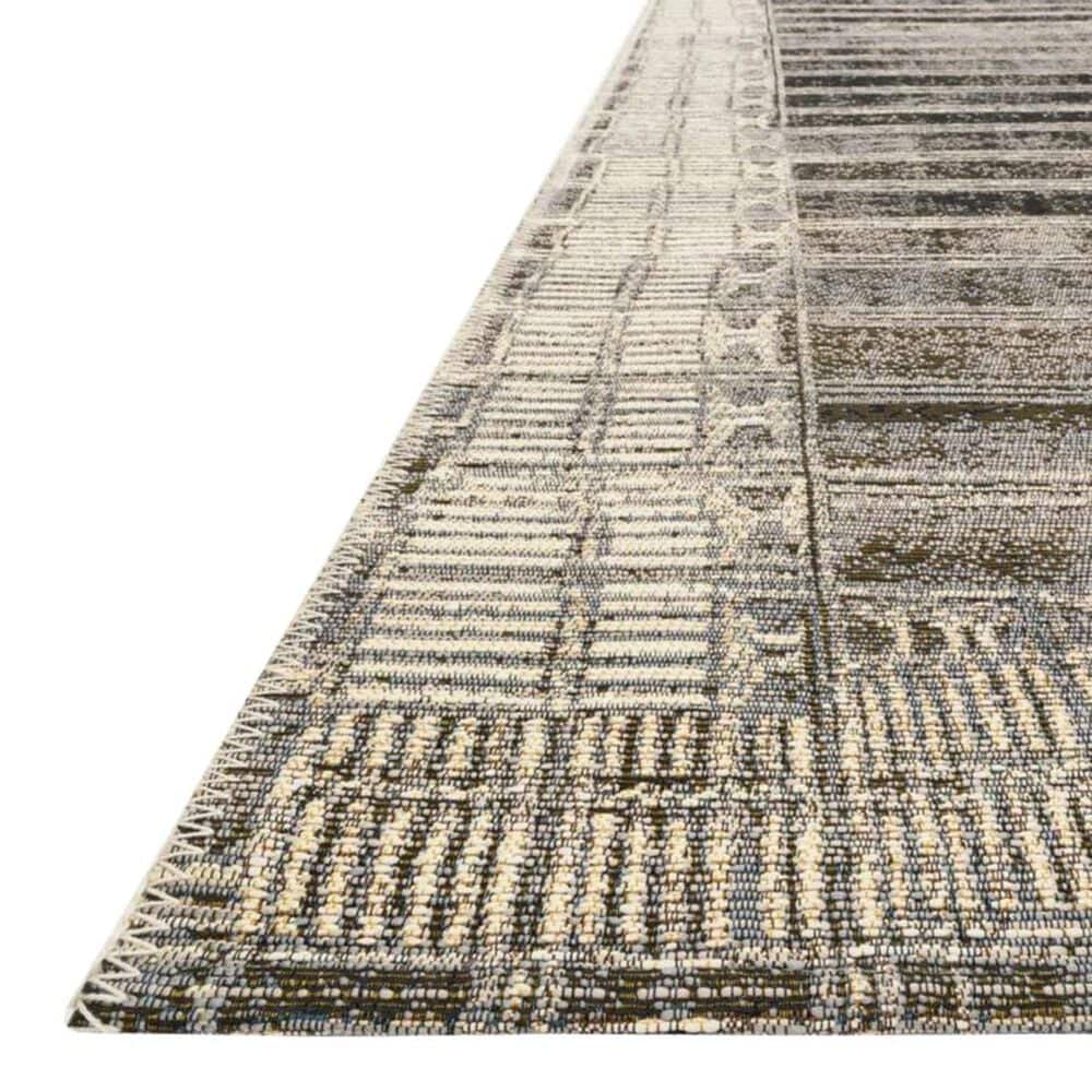 Loloi Mika 2&#39;5&quot; x 7&#39;8&quot; Charcoal and Ivory Runner, , large