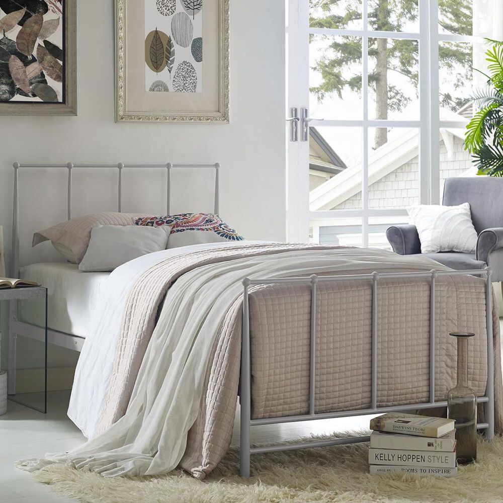 Modway Estate Twin Bed in Gray, , large