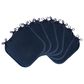 Timberlake Plush Chair Cushion in Navy (Set of 6), , large
