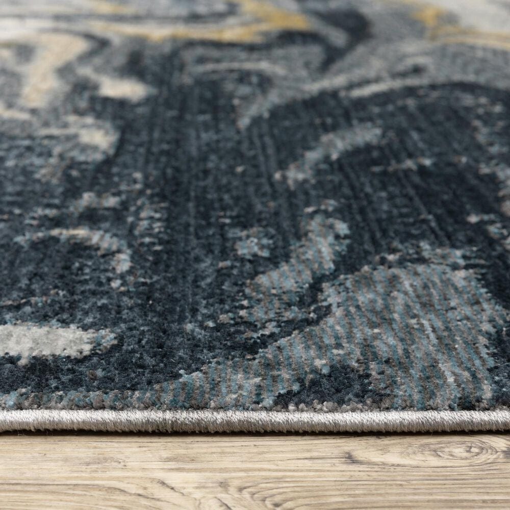 Oriental Weavers Capella Abstract Blue 6&#39;7&quot; x 9&#39;6&quot; Area Rug, , large