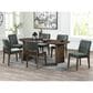 New Heritage Kody 7-Piece Oval Dining Set in Dark Walnut Brown, , large