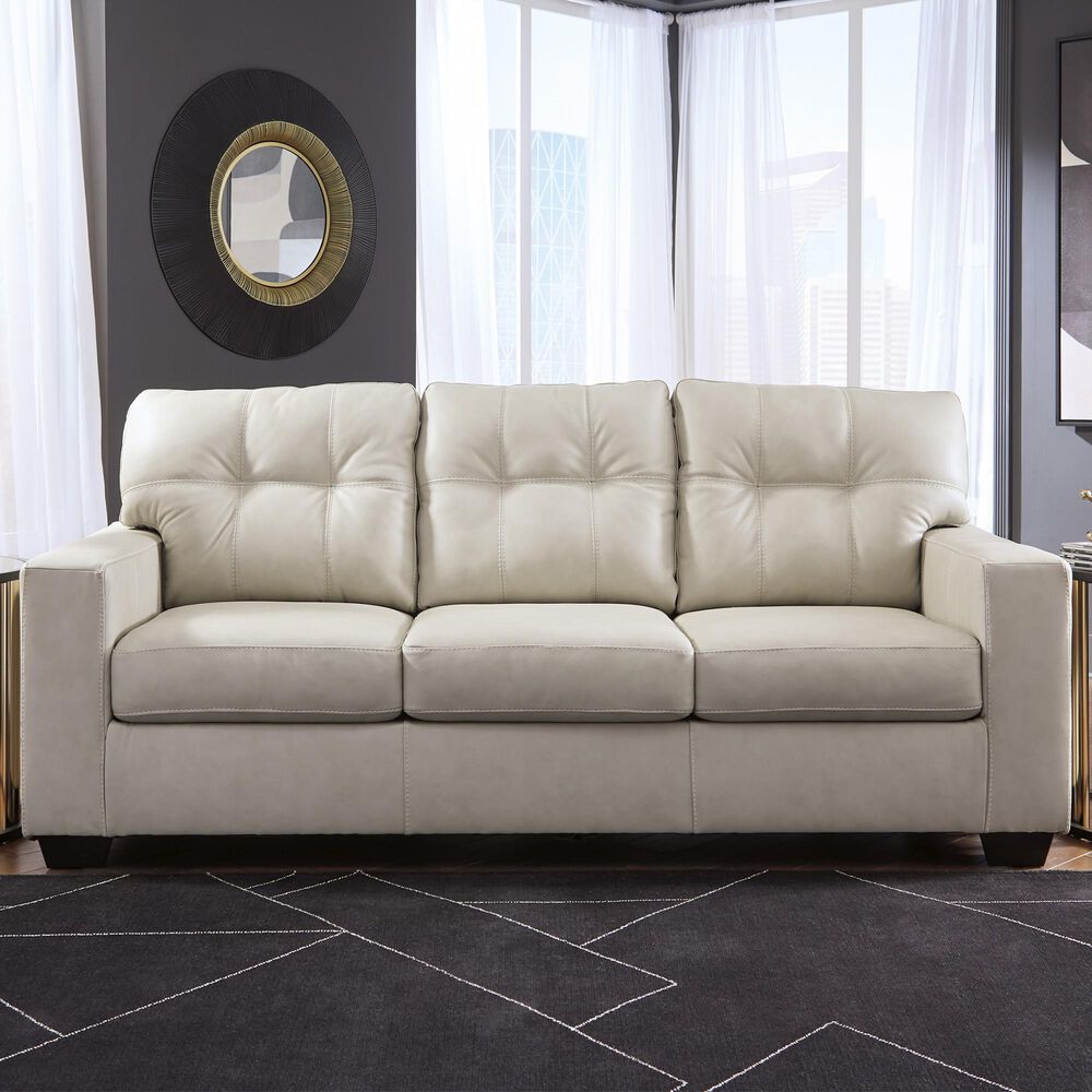 Ashley Santorine Stationary Queen Sofa Sleeper in Bone, , large