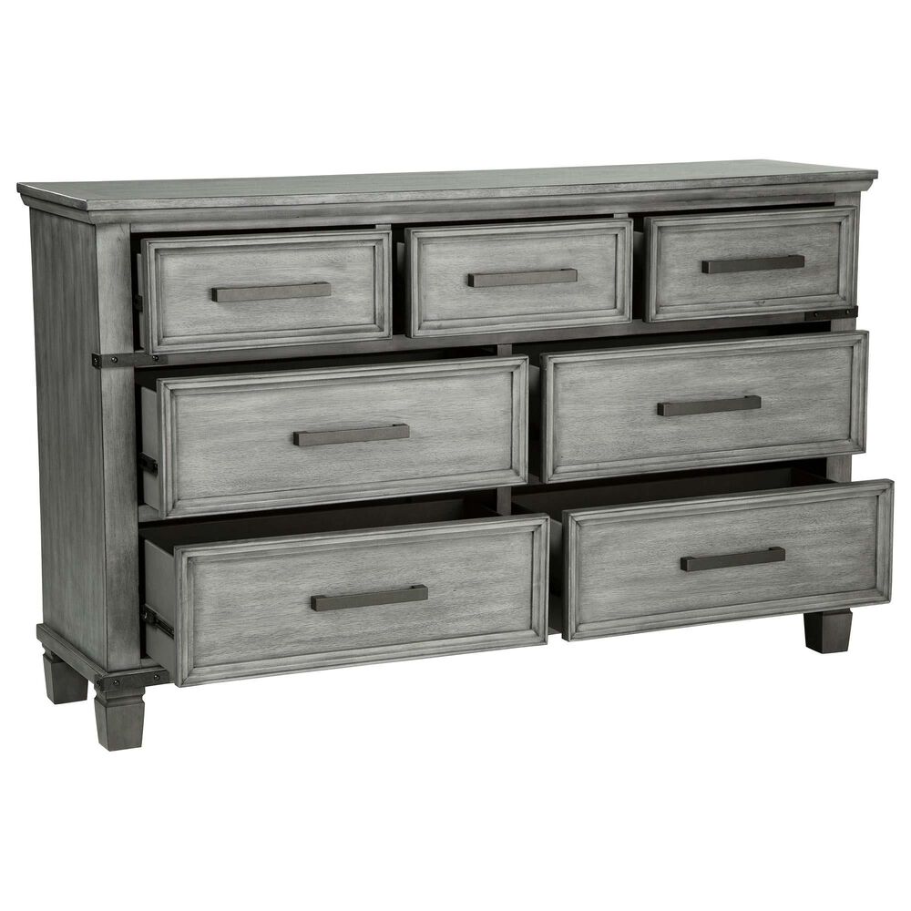 Ashley Russelyn 3 Piece Queen Bedroom Set in Gray, , large