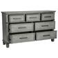 Ashley Russelyn 3 Piece Queen Bedroom Set in Gray, , large