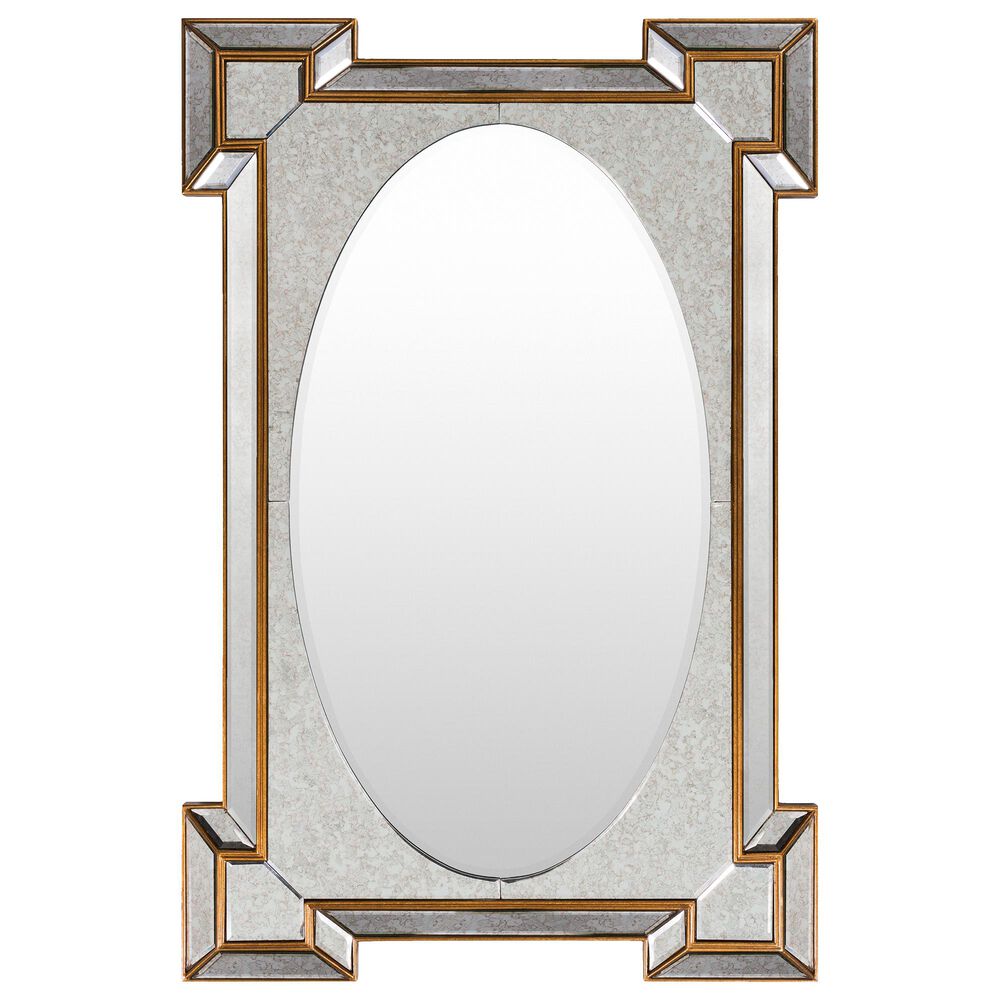 Surya Inc Maude Wall Mirror in Gold, , large