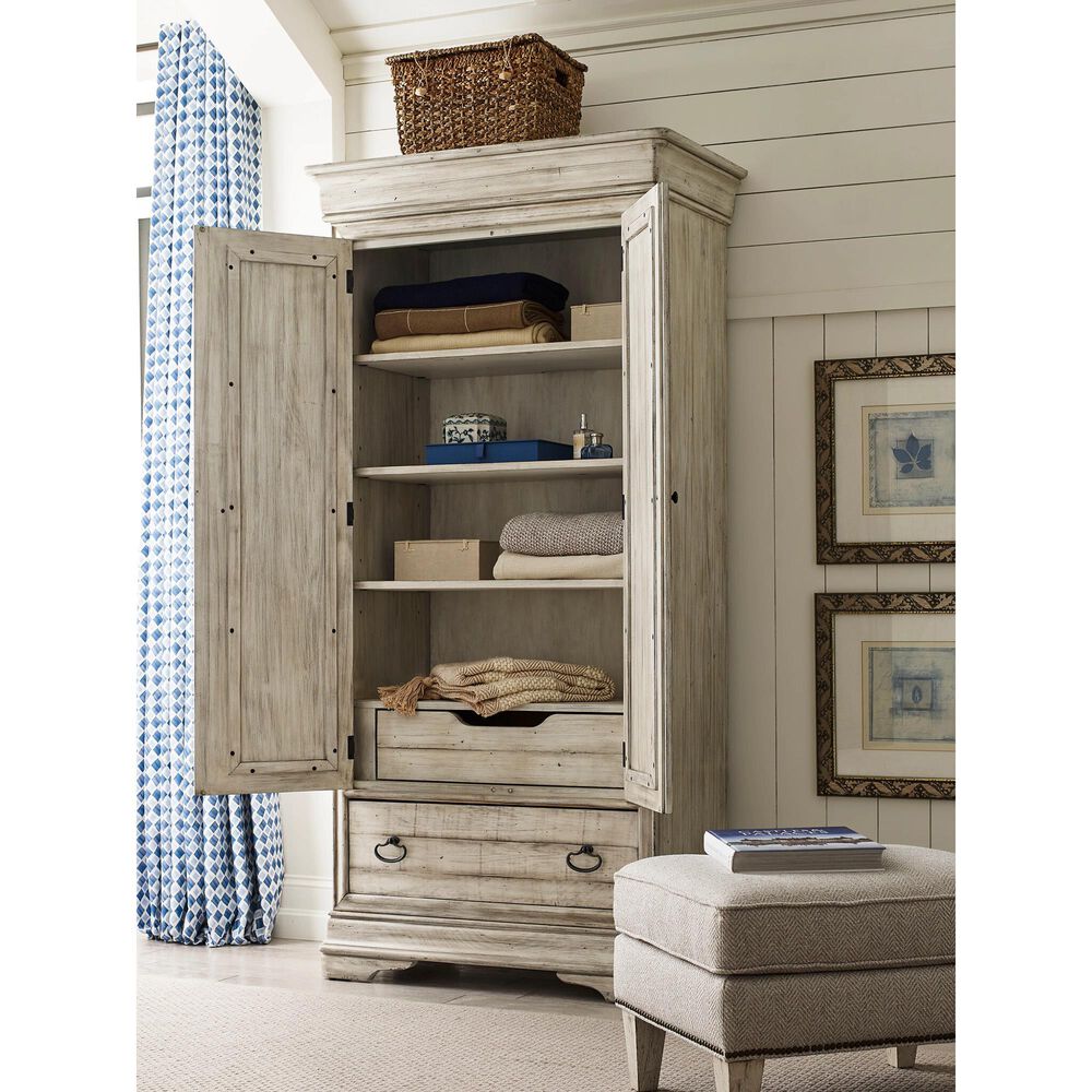 Kincaid Selwyn Bryant Armoire in Cottage White, , large