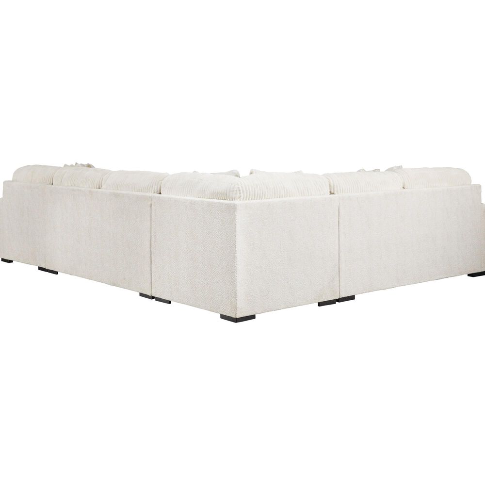Ashley Chessington 4-Piece Right Facing Sectional with Chaise in Ivory, , large