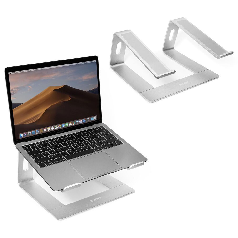 LAUT WorkStation Pro Universal Stand for Laptop/Tablet 12&quot; - 17&quot; in Silver, , large