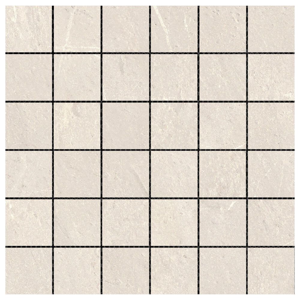Emser Caru Lampa 2" x 2" Square on 13" x 13" Glazed Ceramic Mosaic Sheet, , large