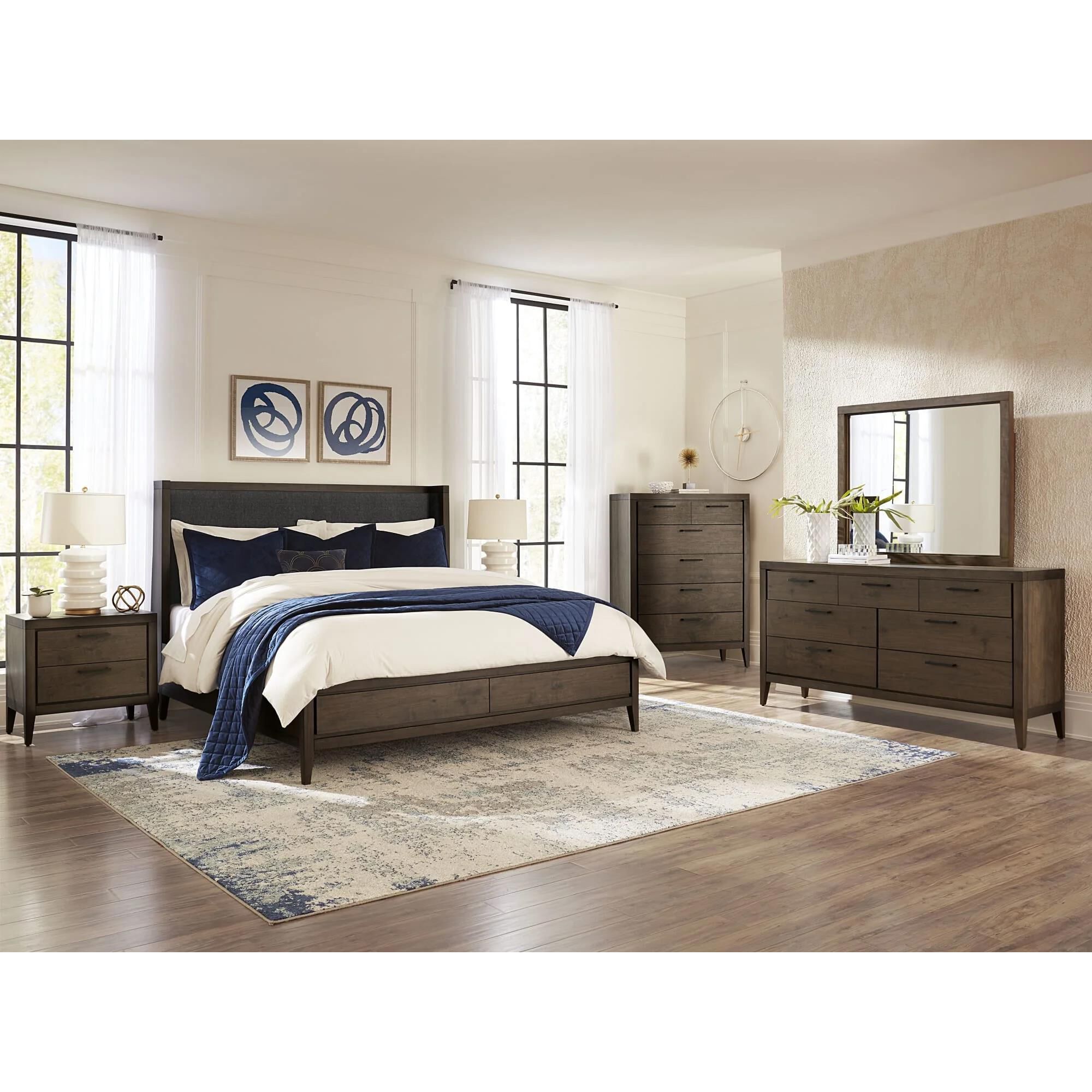 Wingback new arrivals ottoman bed