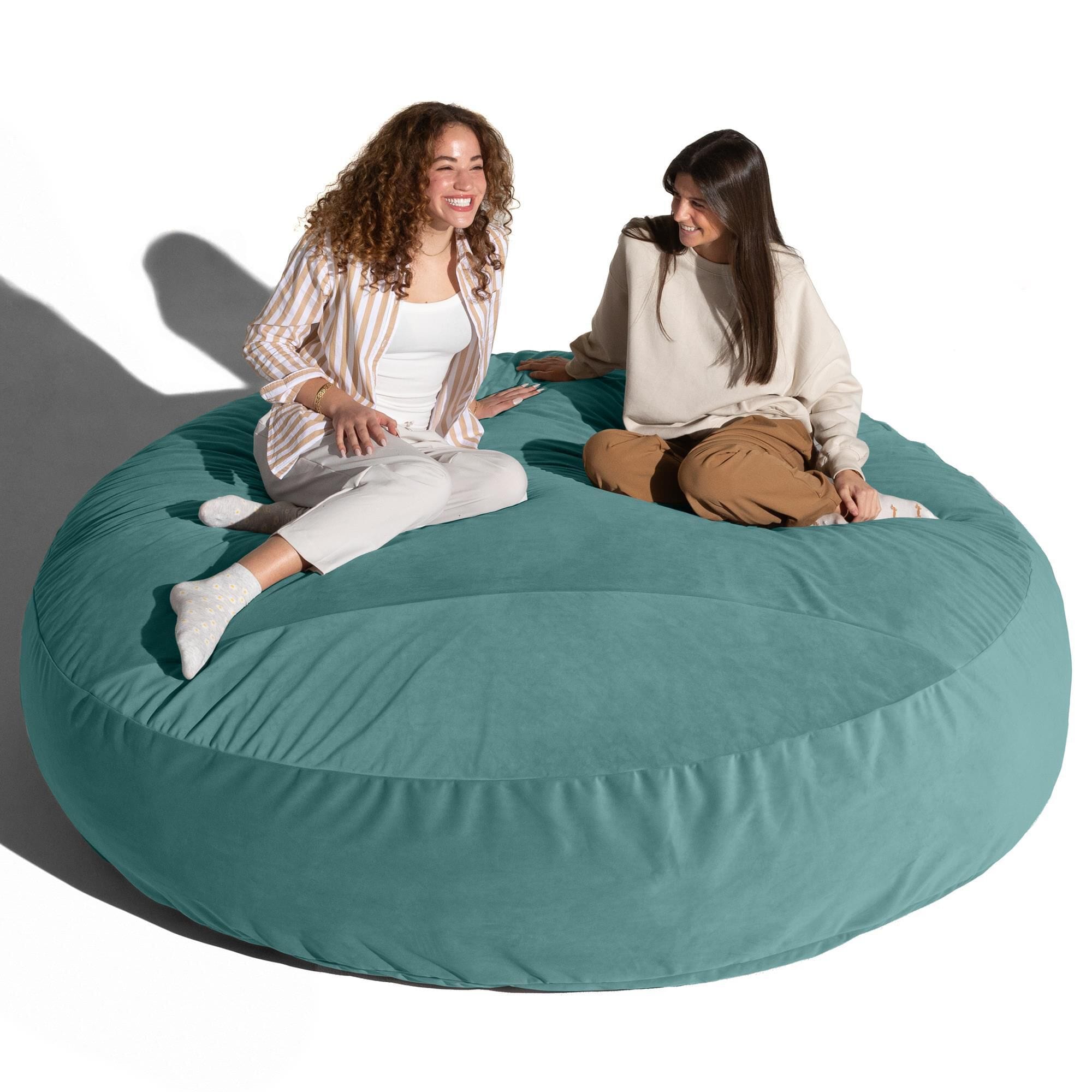 Jaxx Cocoon XL 7' Bean Bag Chair in Turquoise