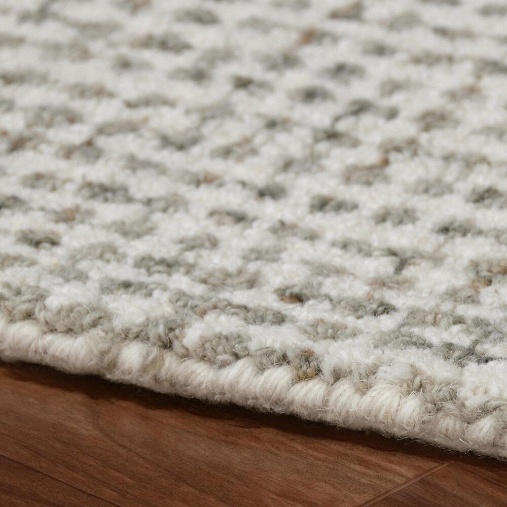 L&amp;R Resources Criss Cross 82378GRY Gray 7&#39;9&quot; x 9&#39;9&quot; Area Rug, , large