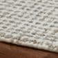 L&R Resources Criss Cross 82378GRY Gray 7"9" x 9"9" Area Rug, , large