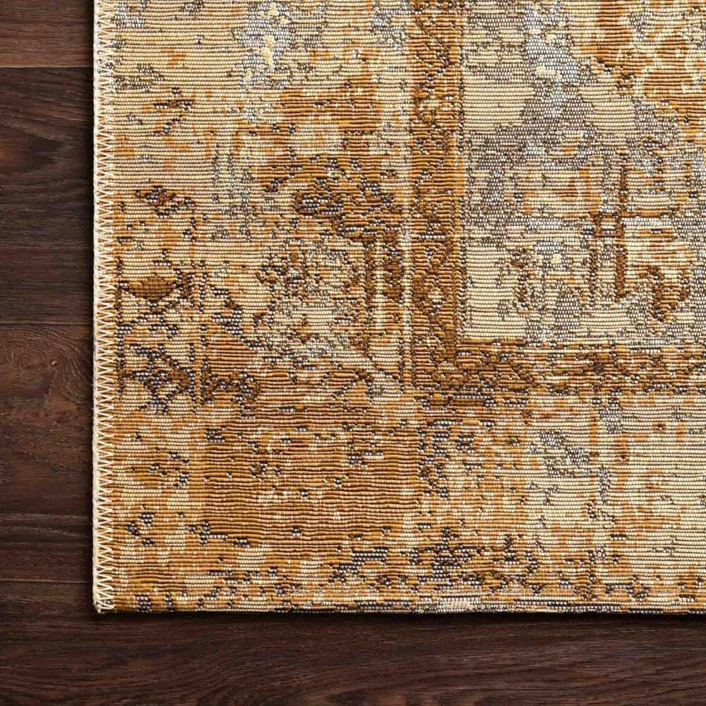 Loloi Mika 6&#39;7&quot; x 9&#39;4&quot; Antique Ivory and Copper Area Performance Rug, , large