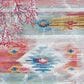 Safavieh Barbados Tropical Abstract 3"3" x 5" Light Blue and Pink Indoor/Outdoor Area Rug, , large