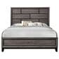 Crown Mark Akerson Queen Panel Bed in Grey, , large