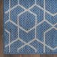 Nourison Horizon HOZ01 Denim 10" x 14" Indoor/Outdoor Area Rug, , large