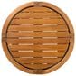 Hearth and Haven Outdoor Round Acacia Wood Side Table with Handwoven Rope Accents in Natural, , large