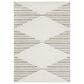 Oriental Weavers Cambria Diamond Stripe 3"3" x 5" Beige Area Rug, , large