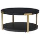 Ashley Shylore Occasional Table Set in Black and Brass (Set of 3), , large