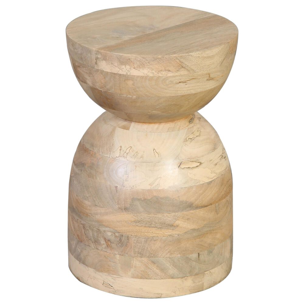 Blue Sun Designs Leston End Table in Natural Mango, , large