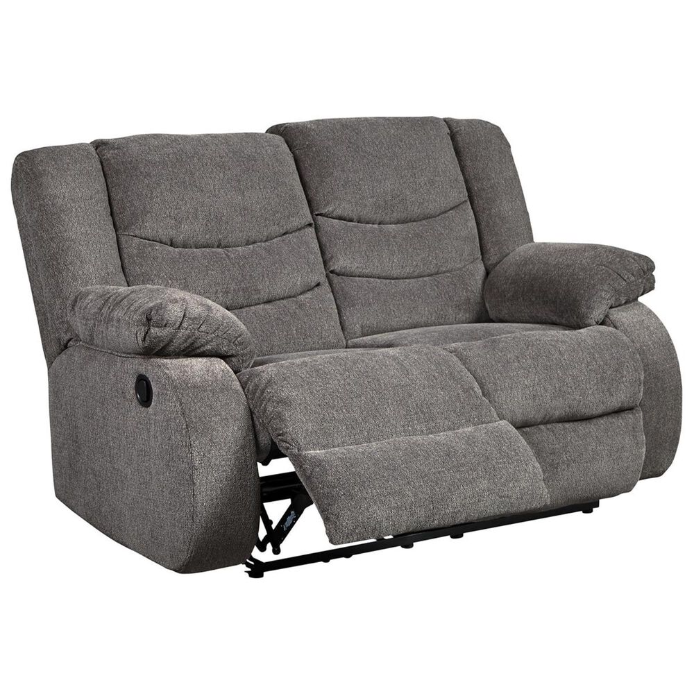 Ashley Tulen Reclining Loveseat in Gray, , large