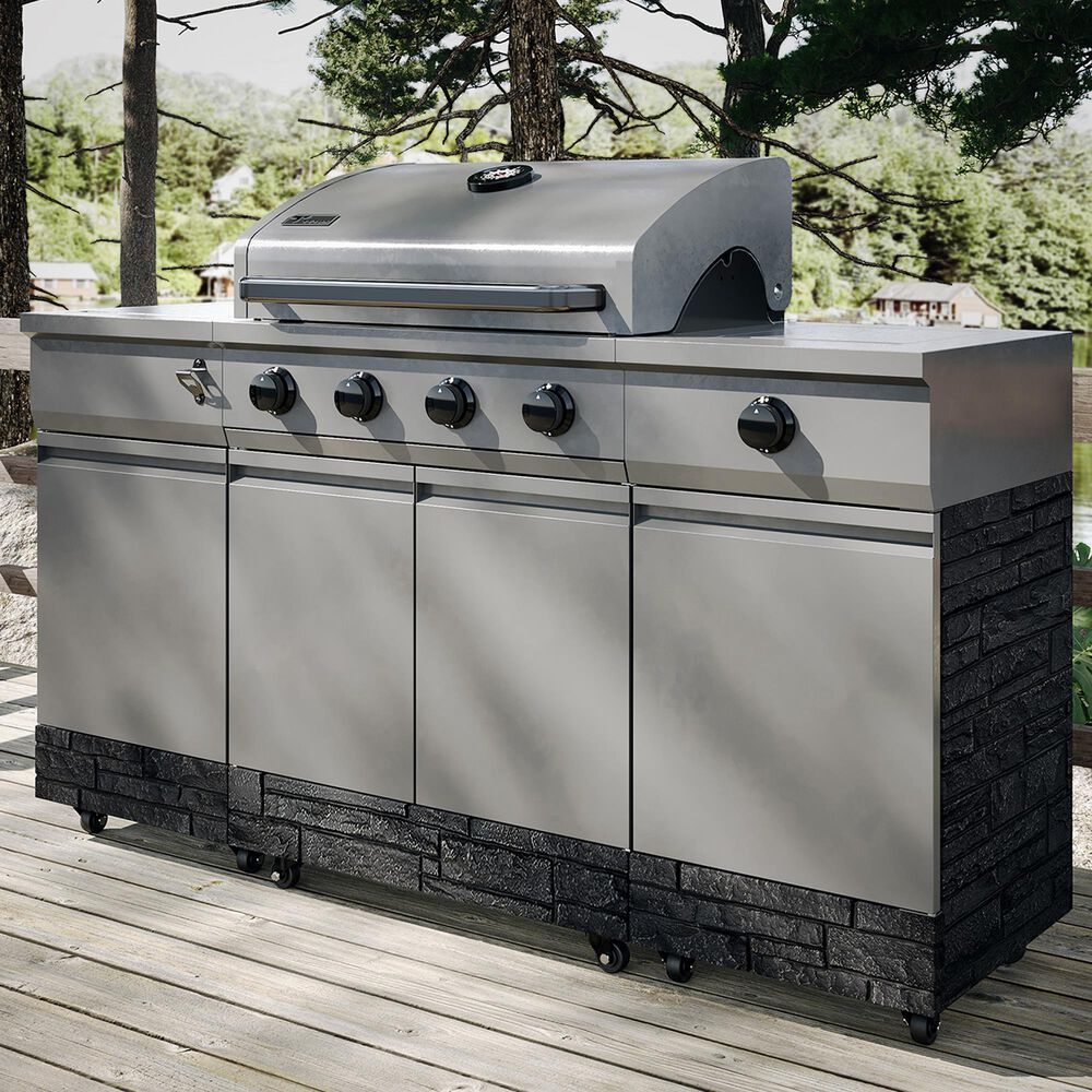 TYTUS Fresno Liquid Propane and Natural Gas Convertible Grill in Gunmetal and Graphite, , large