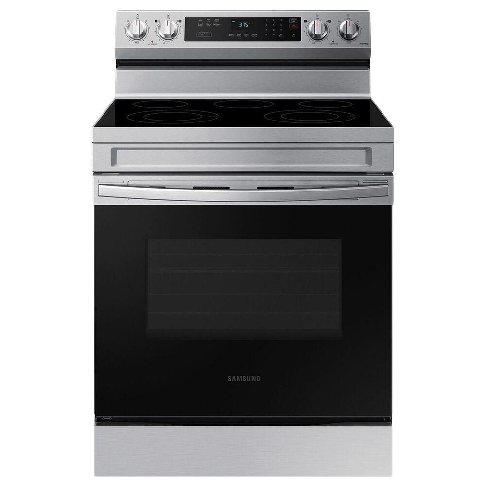 Samsung 6.3 Cu. Ft. Freestanding Electric Range with 5 Burners in Stainless Steel, , large