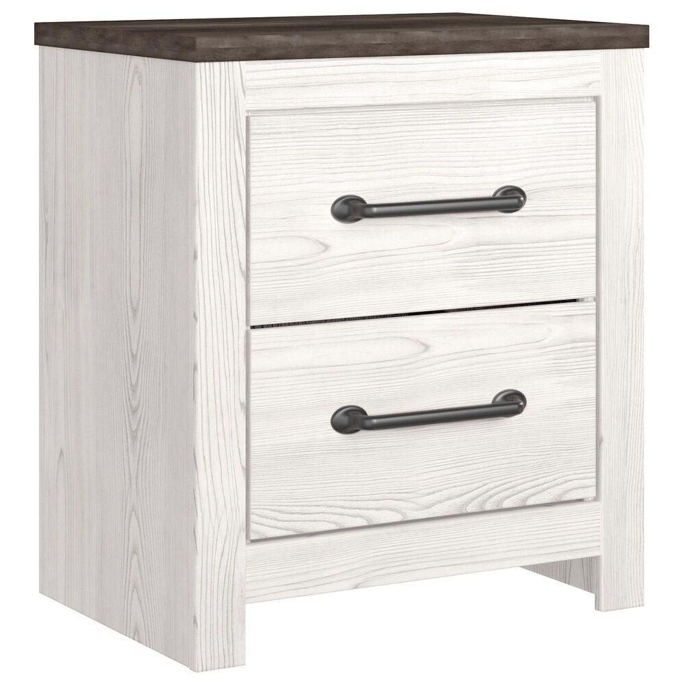 Ashley Gerridan 4 Piece King Bedroom Set in White and Gray, , large